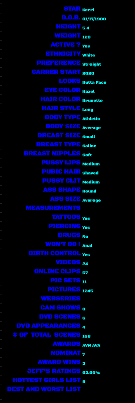 Kerri Bio Ratings 2