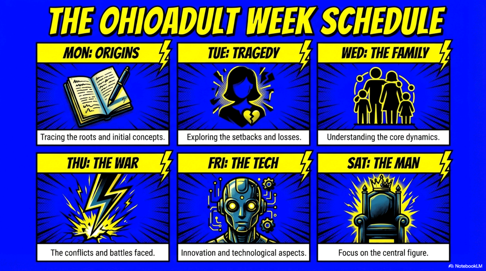 Week schedule 38